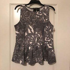 Peplum Top Size L